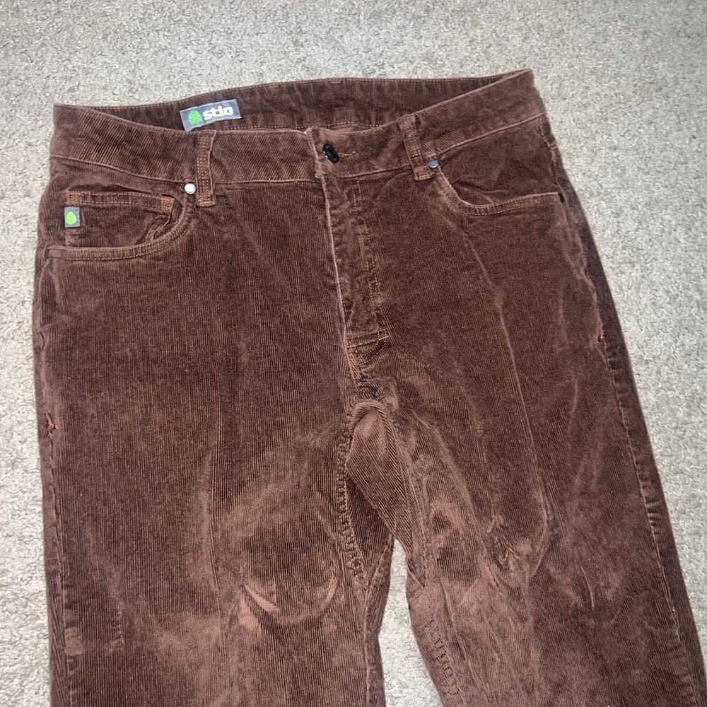 Stio Rivet Corduroy Pants Mens 32x32 Rust cord Straight 5 pocket Outdoor Casual